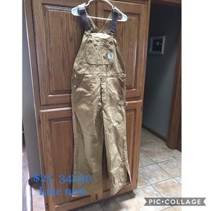 Carhartt heavy overalls. 34x30